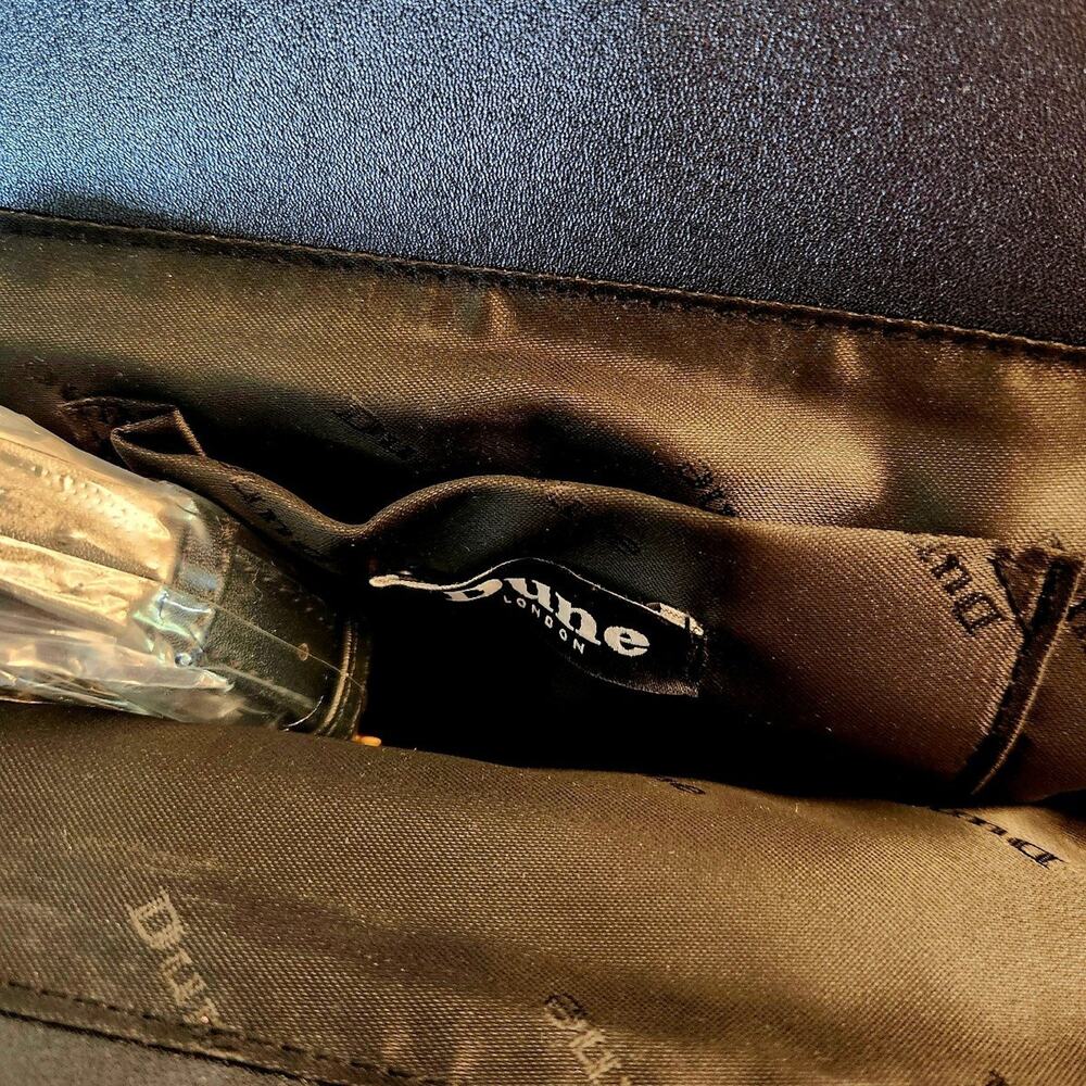 Dune London Black Faux Pebbled Leather Handbag - Picture 6 of 8